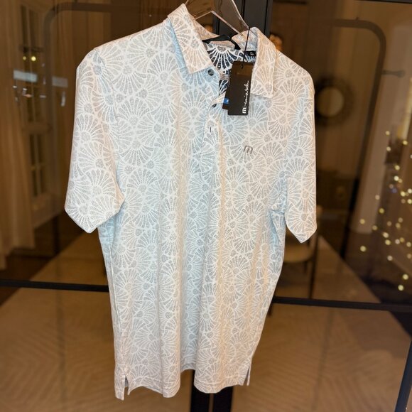 Travis Mathew Hidden Spots golf polo NWT $100 Size M - Picture 2 of 3